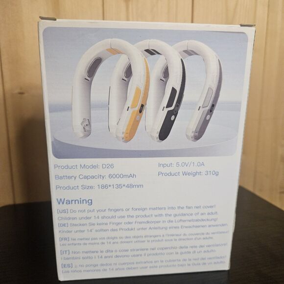 Portable Folding Neck Fan - Picture 2 of 5